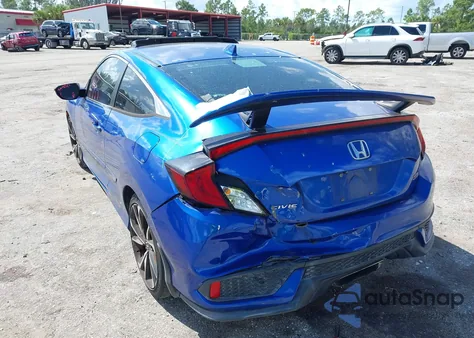 2017 Honda Civic Si z USA, uszkodzony, nr VIN 2HGFC3A5XHH750138